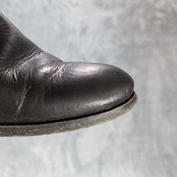 Frye Dark Brown Leather Ankle Boots - Picture 11 of 15